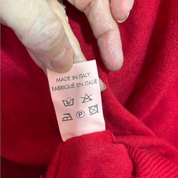 Cashmere Et Soie Womens Knit Pullover Sweater Top Size EUC Large I1 - Picture 3 of 5